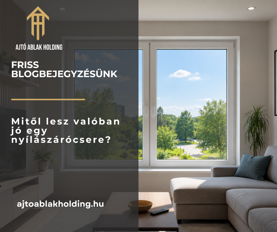 7 jel, hogy eljött a nyílászárócsere ideje
